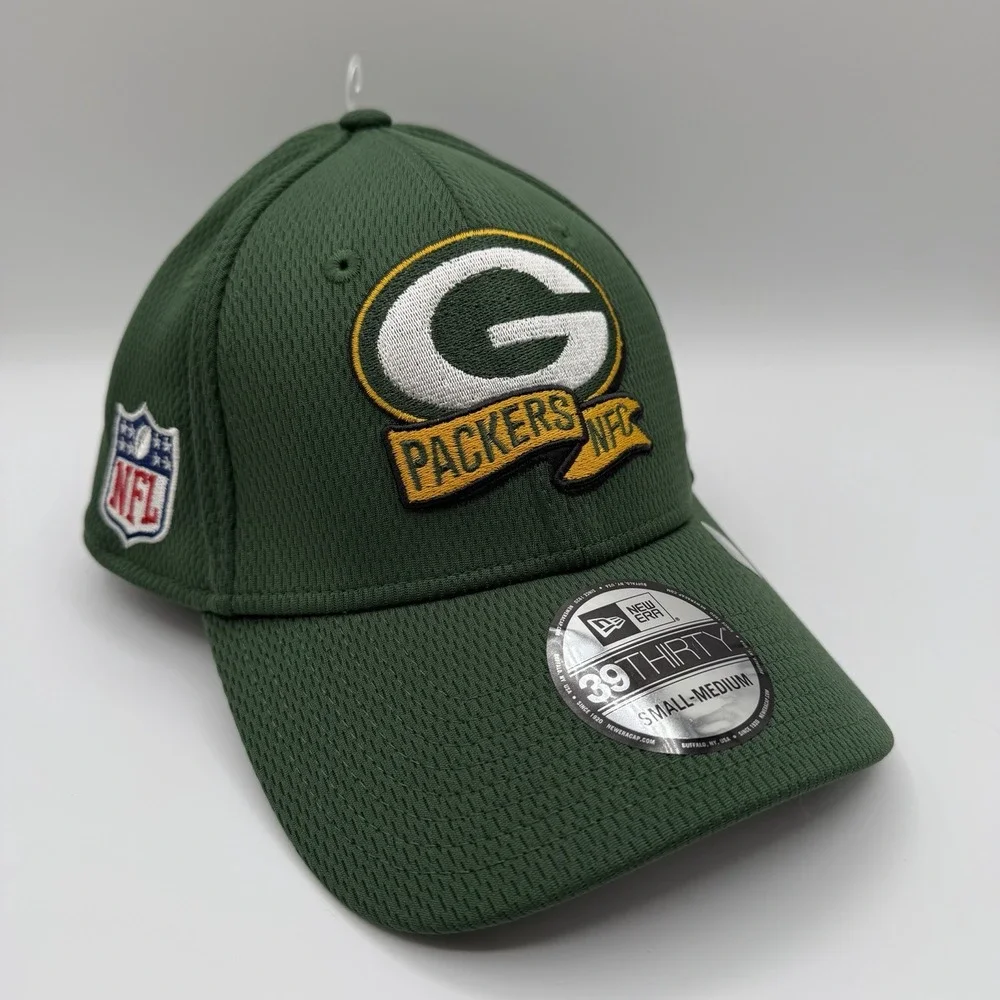 New Era 39Thirty Green Bay Packers 2022 Sideline Hat Cap Sz S/M Stretch‎ Fit NFL